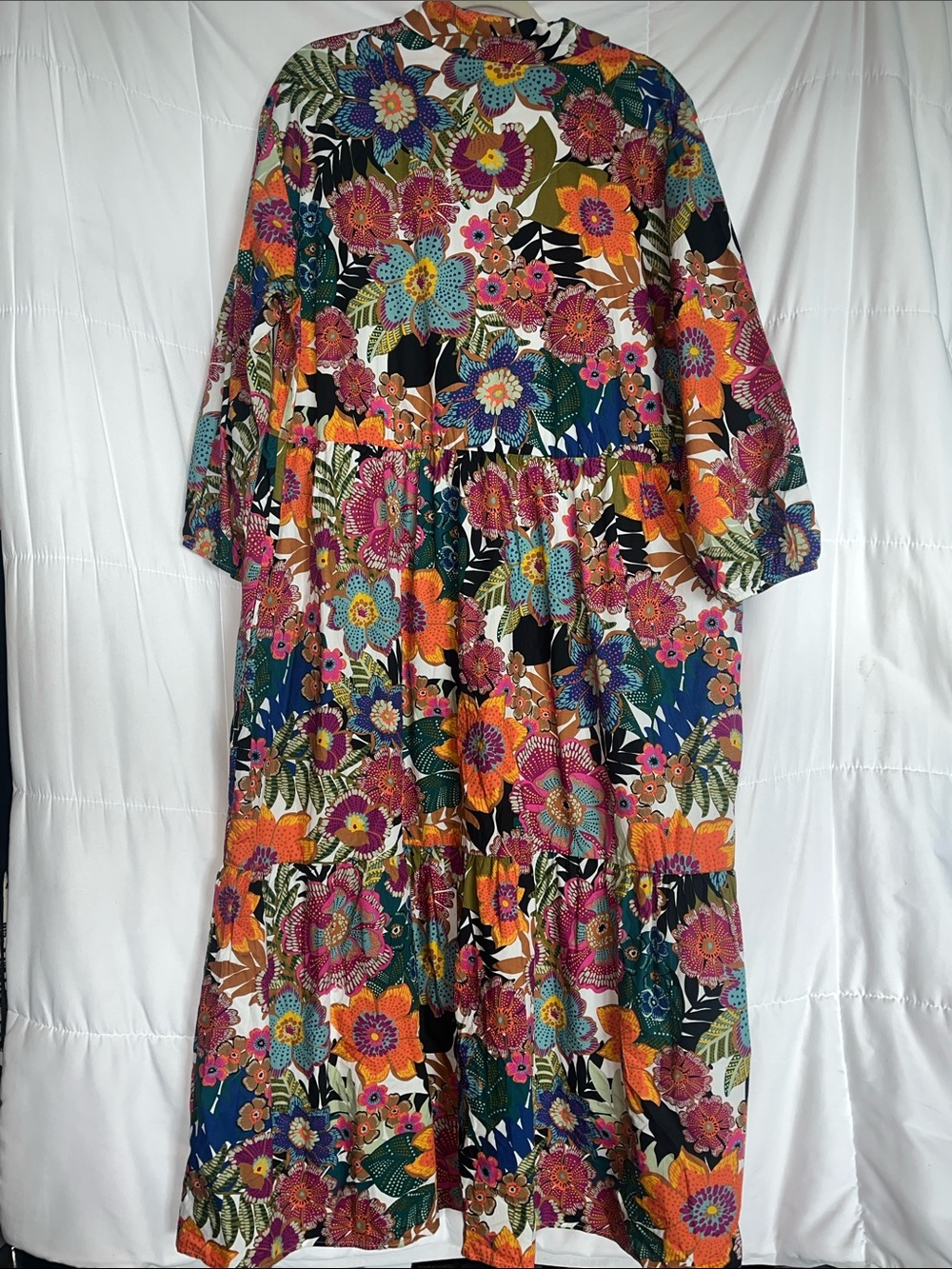 Maeve Bettina Tiered Maxi Dress from Anthropologie size XL NWT - Picture 4 of 10